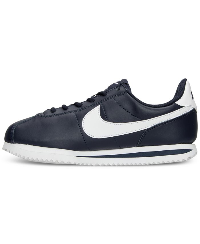 Nike Big Boys' Cortez Basic SL Casual Sneakers from Finish Line - Macy's