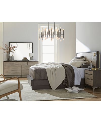 CLOSEOUT! Adler Platform Bedroom Furniture Collection, Created for Macy&#39;s - Furniture - Macy&#39;s