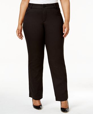 Lee Platinum Plus Size Total Freedom Madelyn Denim Trousers ...