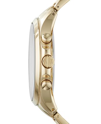 A|X Armani Exchange - Women's Gold-Tone Stainless Steel Bracelet Watch 46mm X2137