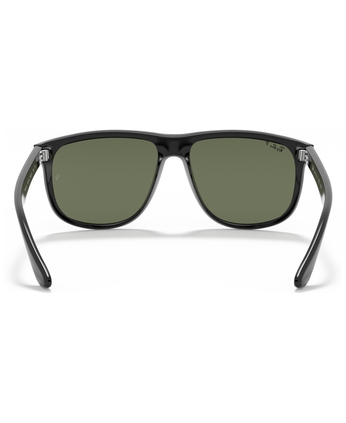 Солнцезащитные очки Ray-Ban Unisex Polarized Sunglasses, RB4147, цвет: Чёрный / Серый — фото 4
