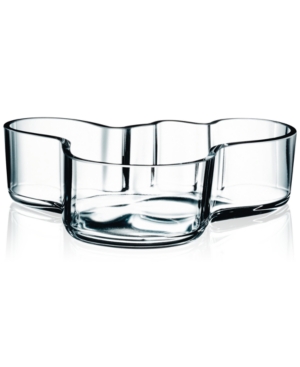 Iittala Aalto 8" Clear Bowl In Nocolor