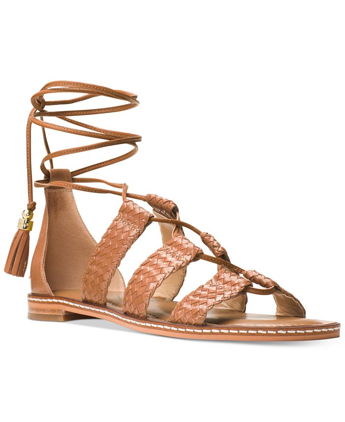 Michael Kors Monterey Gladiator Flat Sandals Macy s