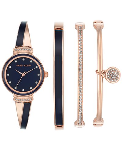 anne klein bangle watch and bracelet set