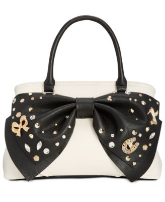 Betsey Johnson Big Bow Large Satchel Macy s