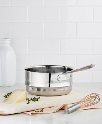 All-Clad - Stainless Steel Double Boiler Insert, 3 Qt.