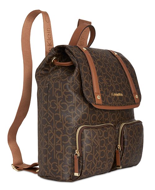Calvin klein hudson signature backpack discount