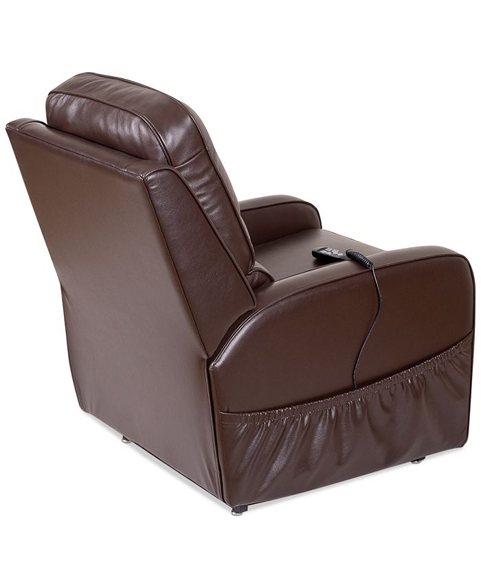 Furniture Karwin Leather Power Lift Reclining Chair & Reviews Furniture Macy's