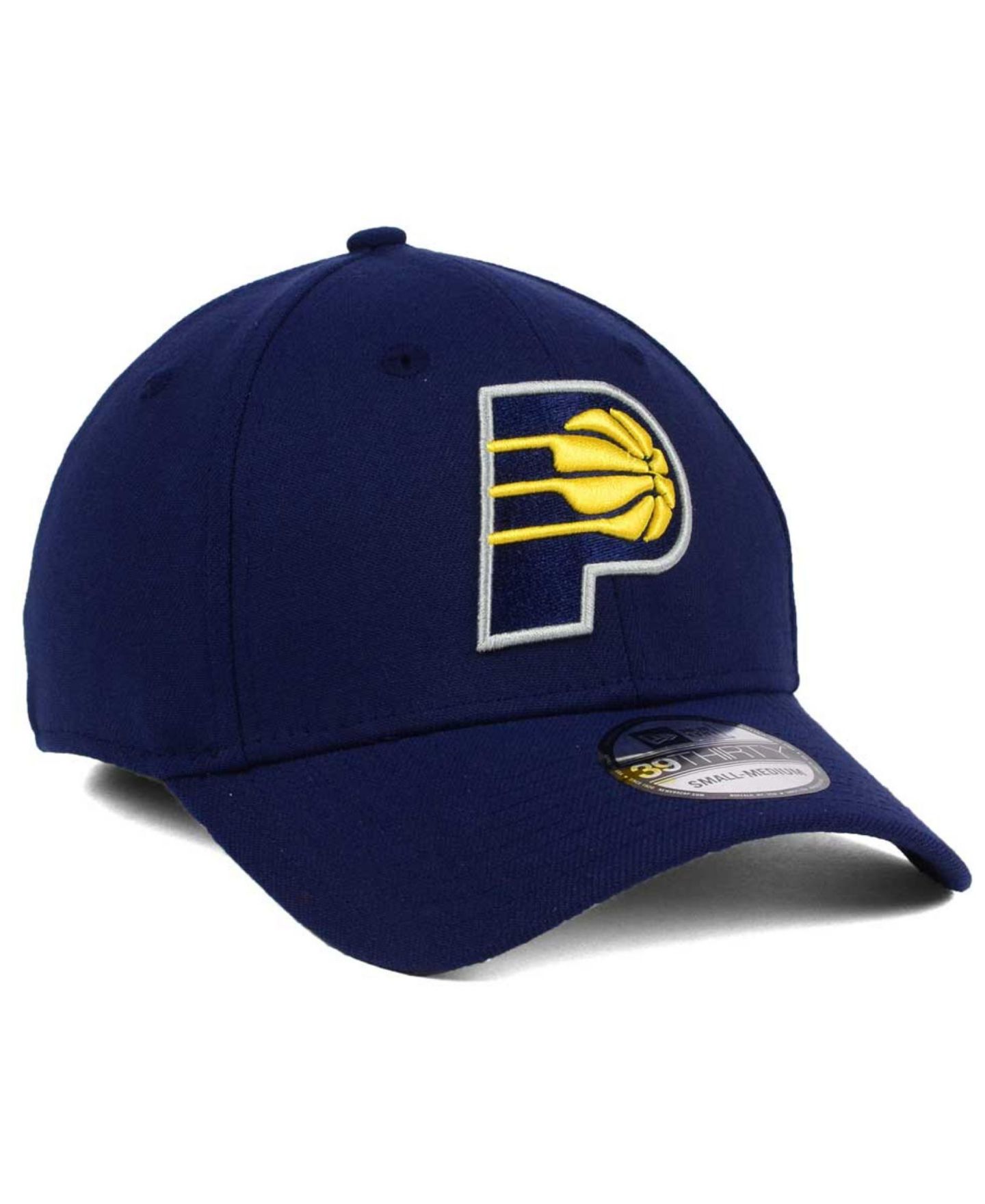 Мужская кепка New Era Indiana Pacers Team Classic 39THIRTY — фото 3