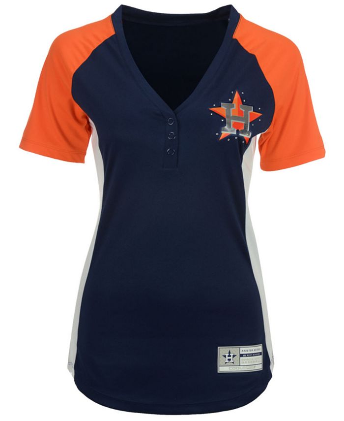 women's astros polo shirt