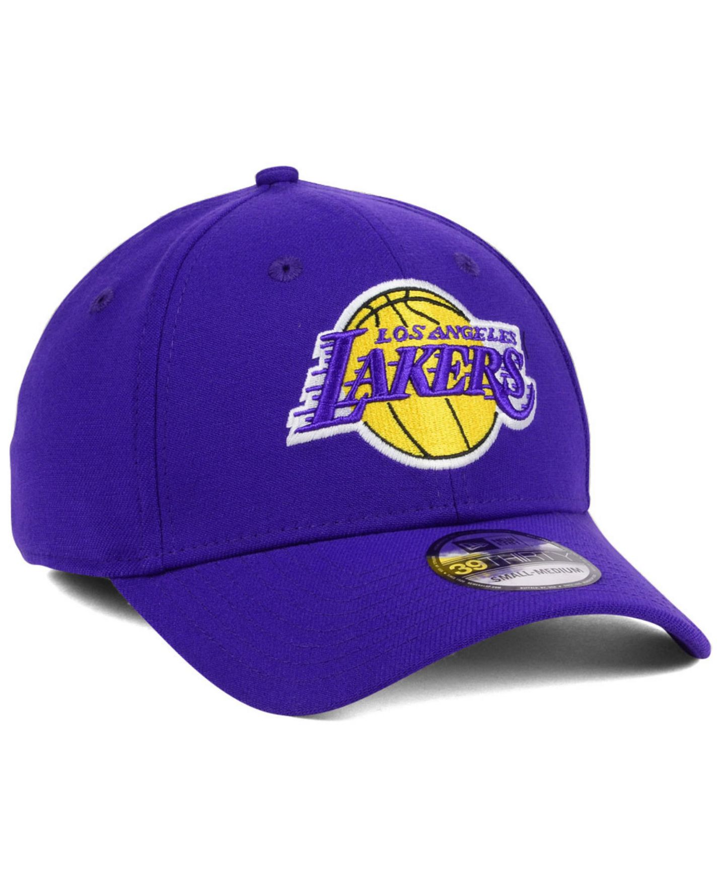 Мужская кепка New Era Los Angeles Lakers Team Classic 39THIRTY — фото 3