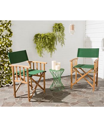Safavieh - Set of 2 Director Chairs, Direct Ship