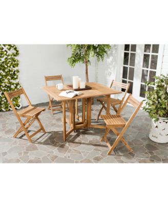 Kinsie Outdoor 5-Pc. Dining Set (1 Dining Table & 4 Chairs)