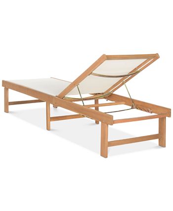 Safavieh - Tesner Outdoor Lounge Chair, Quick Ship