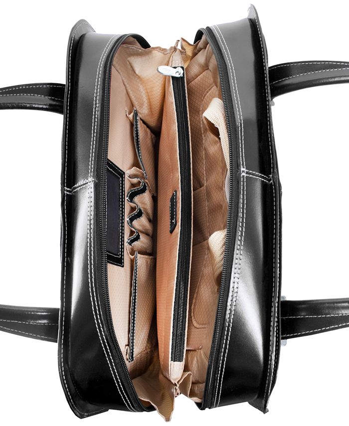 McKlein Oak Grove Leather Laptop Briefcase & Reviews Backpacks