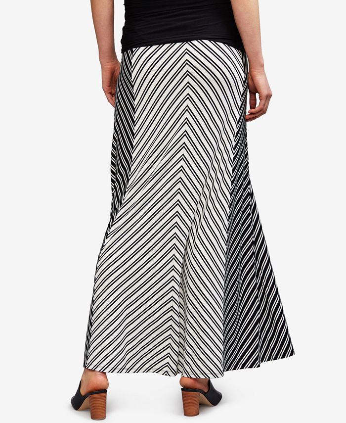 A Pea in the Pod Maternity Striped Maxi Skirt - Macy's