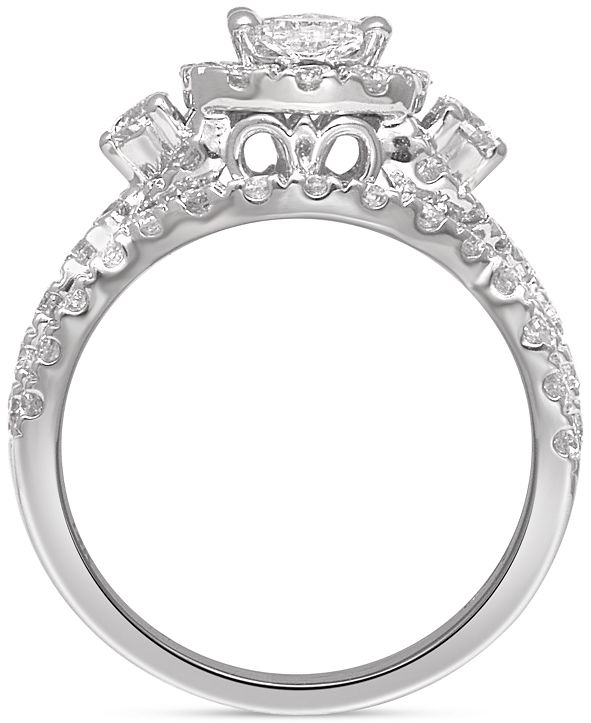 Macy's Diamond Bridal Set (2 ct. t.w.) in 14k White Gold & Reviews