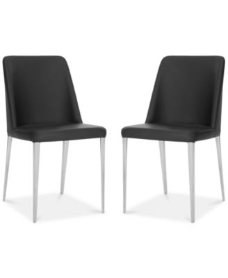 Safavieh - Chandler Set of 2 Dining Chairs, Quick Ship