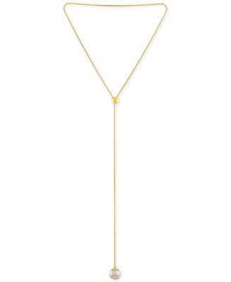 Majorica - Ball & Imitation Pearl Y-Necklace
