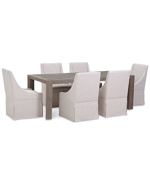 Furniture CLOSEOUT! Astor Dining 7-Pc. Furniture Set ...
