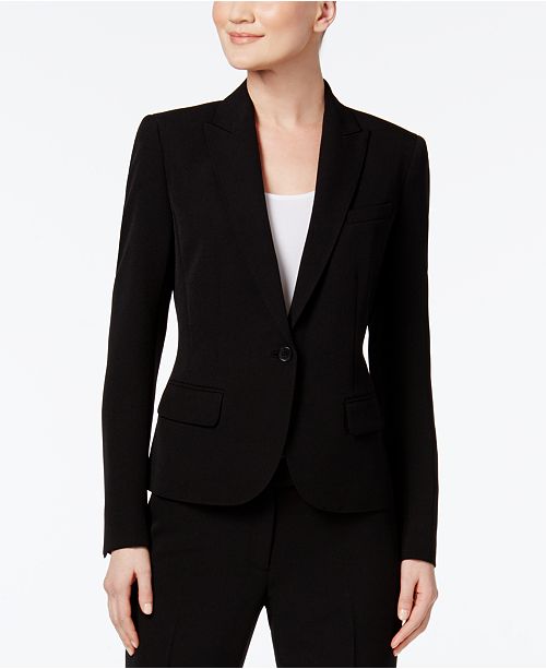 Anne Klein Executive Collection Single-Button Pantsuit, Created for ...