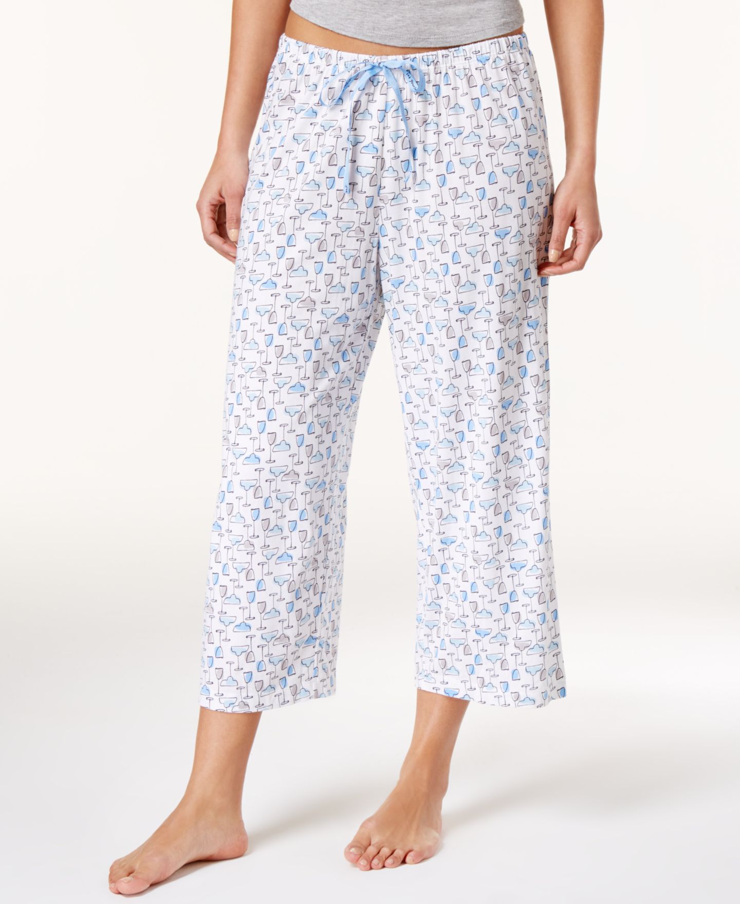 Женские брюки Hue Sleepwell Basic Tee and Pant Separates with Temperature Regulating Technology, цвет: Анималистичный — фото 33