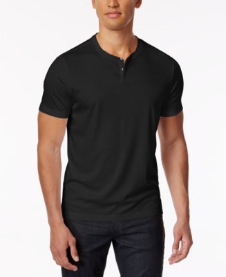 Alfani Men's Soft Touch Stretch Henley, Created for Macy's - Macy's