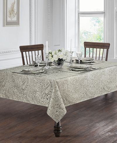 table waterford esmeralda dining taupe linens formal tablecloth tablecloths