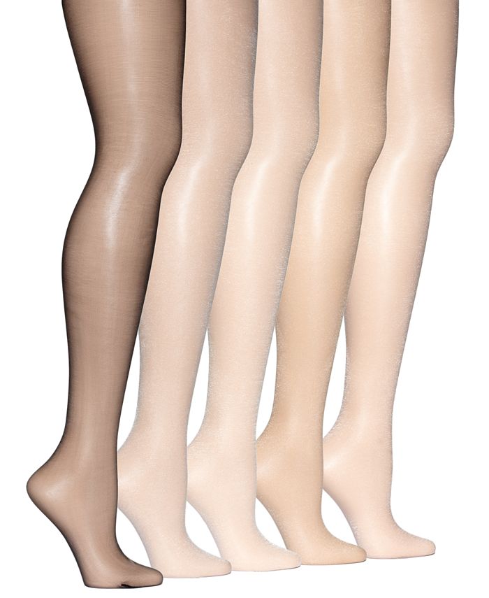 The Easy On! Luxe Ultra Nude Open Toe Control Top Pantyhose –