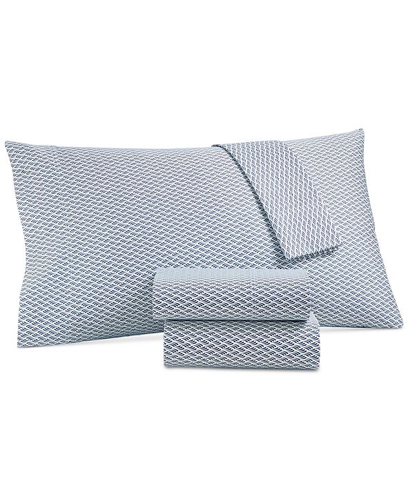 Charter Club Printed Queen 4pc Sheet Set, 500 Thread Count, Created
