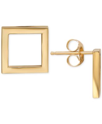 Macy's - Square Stud Earrings in 14k Gold