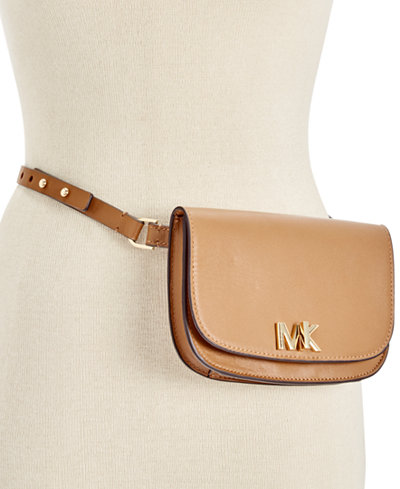 MICHAEL Michael Kors Leather Turnlock Fanny Pack