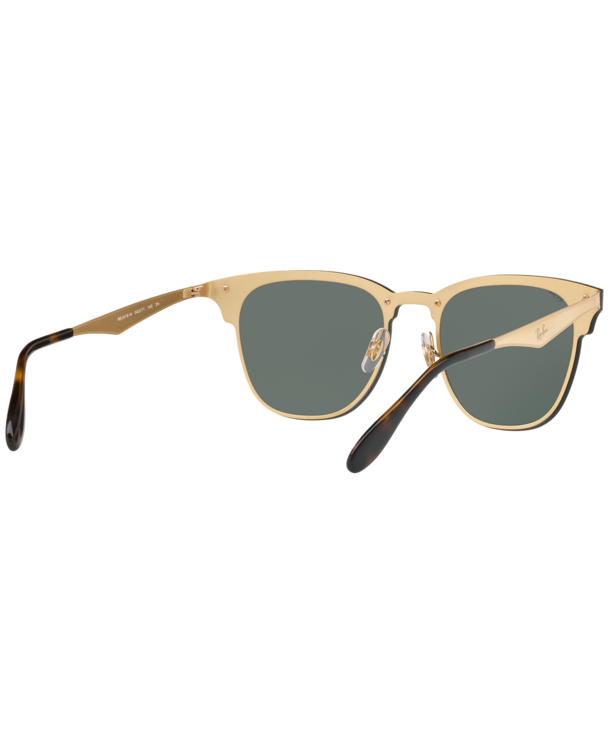 Ray-Ban Sunglasses, RB3576N Blaze Clubmaster -GREEN GRAD