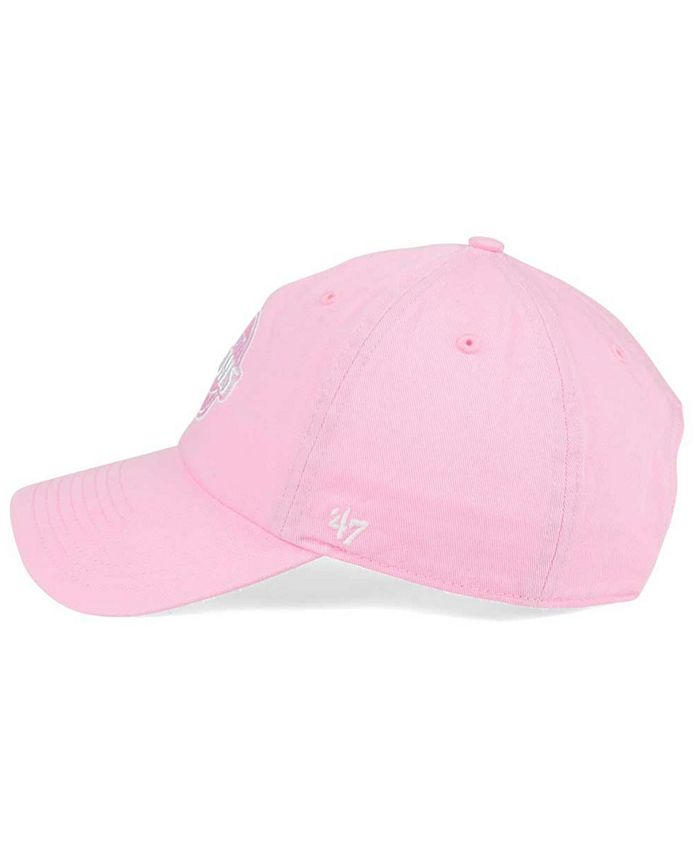 '47 Brand Women's Detroit Pistons Petal Pink CLEAN UP Cap - Macy's