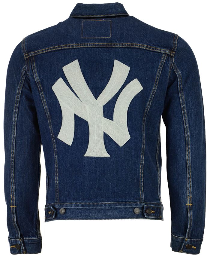 Levi's Men's New York Yankees Denim Trucker Jacket & Reviews