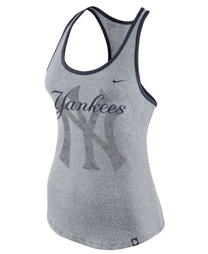 Nike Women's New York Yankees Marled Racer Tank & Reviews - Sports Fan ...