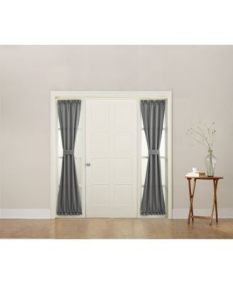 Grant Room Darkening Rod Pocket Door Sidelight Curtain Panel
