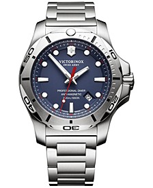 Men's I.N.O.X. Professional Diver Stainless Steel Bracelet Watch 45mm