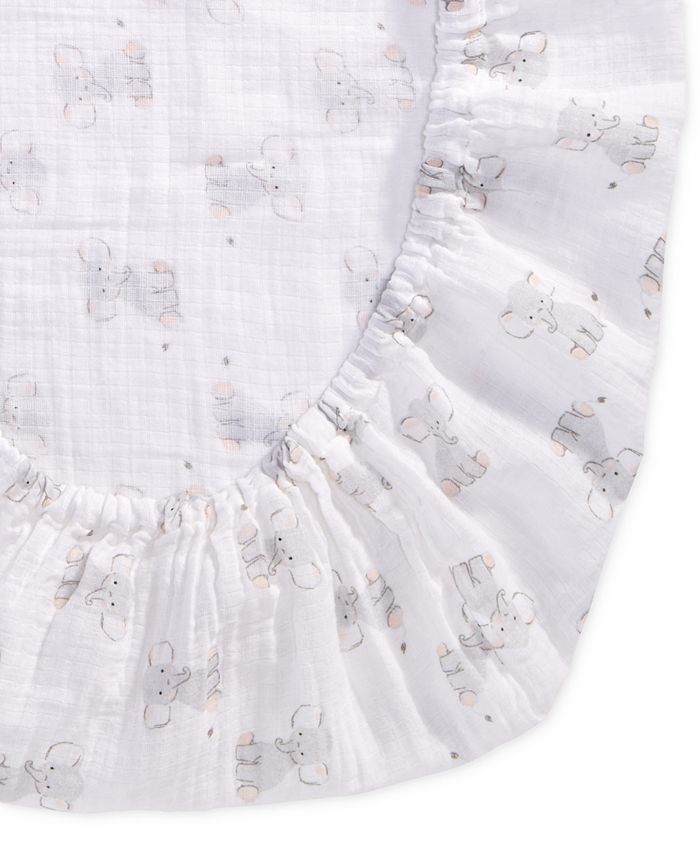 aden by aden + anais - Elephant-Print Cotton Changing Pad Cover, Baby Boys & Girls (0-24 months)