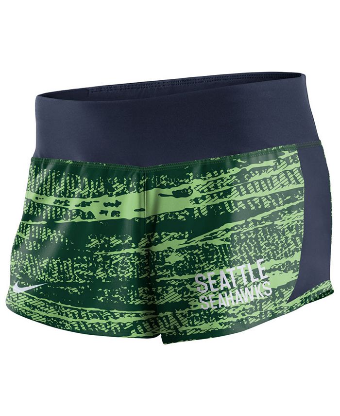 Nike Women's Seattle Seahawks Printed Crew Shorts - Macy's