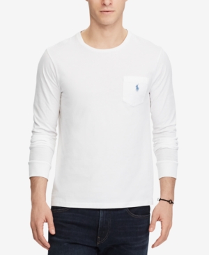 POLO RALPH LAUREN MEN'S CUSTOM SLIM FIT LONG-SLEEVE T-SHIRT
