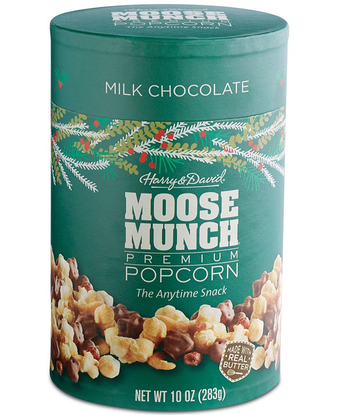 Harry & David Milk Chocolate Moose Munch Gourmet Popcorn Canister Macy's