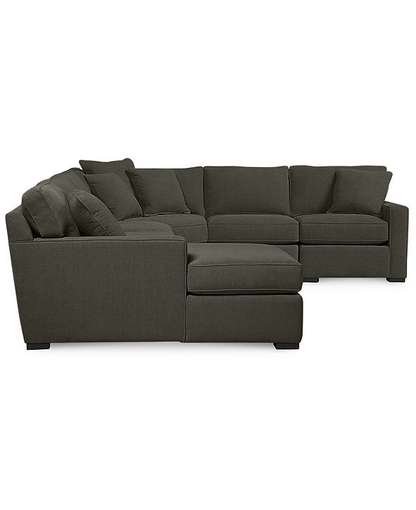 Furniture Radley Fabric 6Piece Chaise Sectional Sofa, Created for Macy