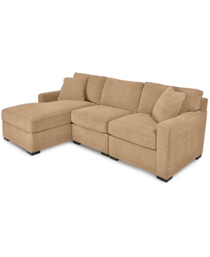 FURNITURE RADLEY 3-PIECE FABRIC CHAISE SECTIONAL SOFA, CREATED FOR MACY'S