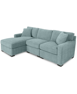 FURNITURE RADLEY 3-PIECE FABRIC CHAISE SECTIONAL SOFA, CREATED FOR MACY'S