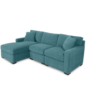FURNITURE RADLEY 3-PIECE FABRIC CHAISE SECTIONAL SOFA, CREATED FOR MACY'S