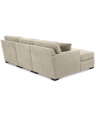 Radley 3-Pc. Fabric Chaise Sectional Sofa