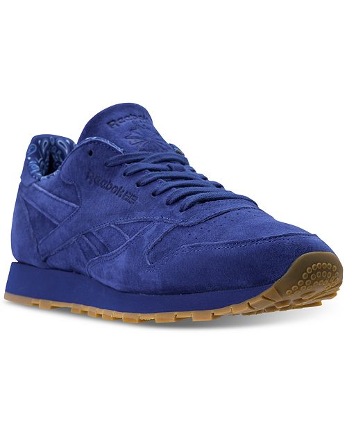 Reebok Men S Classic Leather Tdc Casual Sneakers From Finish Line