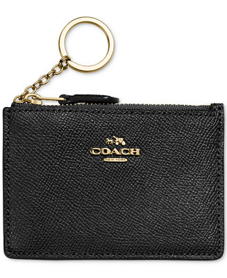 COACH Crossgrain Leather Mini Skinny ID Case & Reviews - Handbags &  Accessories - Macy's