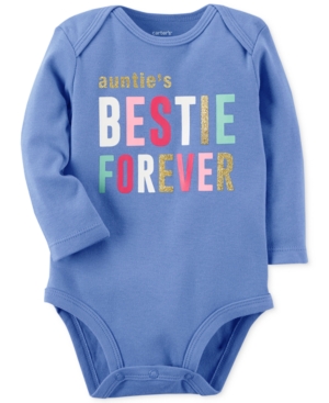 Carters Aunties Bestie Cotton Bodysuit, Baby Girls 0-24 months